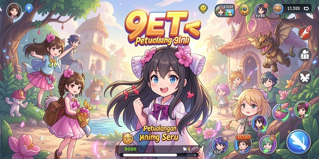 Screenshot gameplay <strong>9ET</strong> menunjukkan karakter dalam aksi mendebarkan.