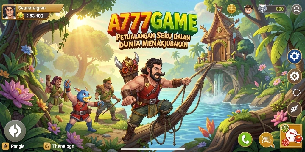 Pengalaman gameplay seru di dunia petualangan A777GAME.