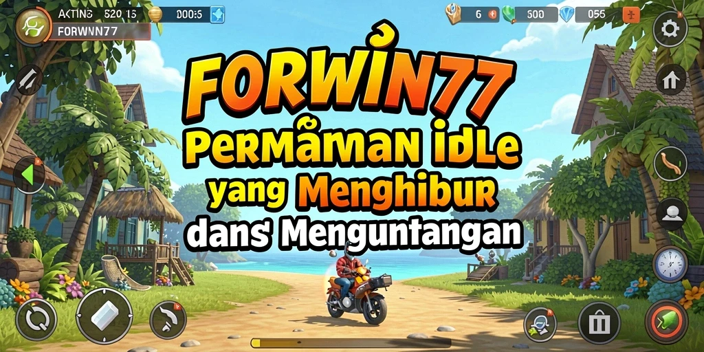 Tampilan screenshot FORWIN77 menampilkan aksi seru dalam gameplay Idle.