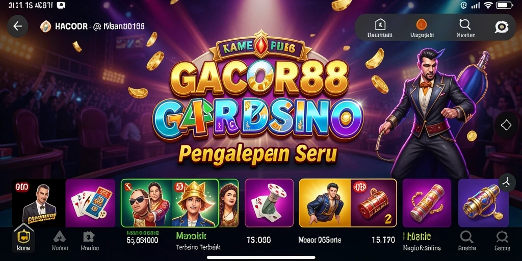 Tampilan gameplay GACOR88 yang mendebarkan di Kasino.