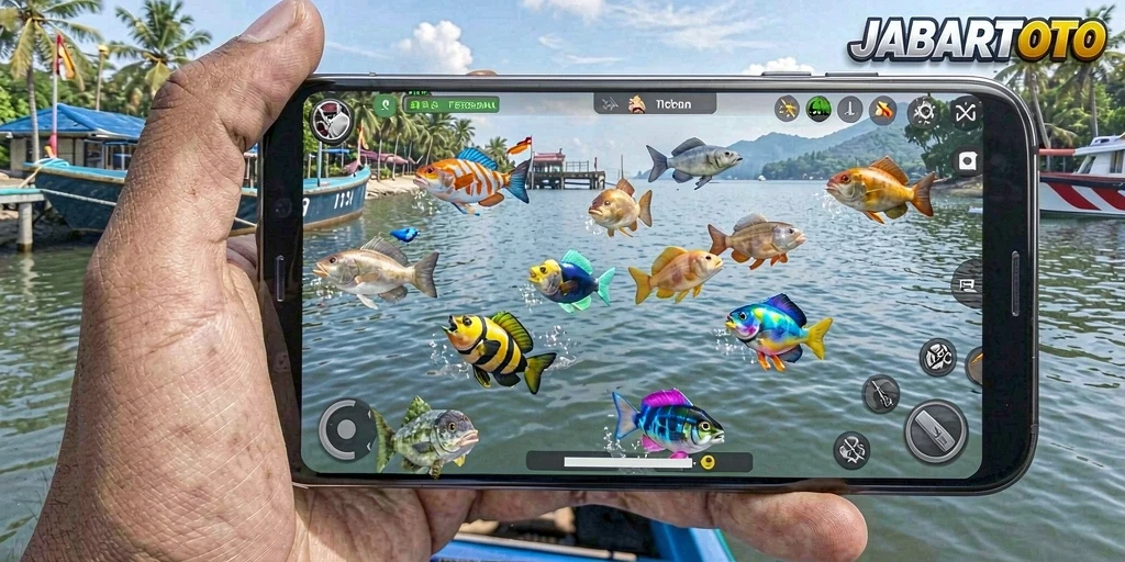 Gameplay seru JABARTOTO dalam aksi menembak ikan.