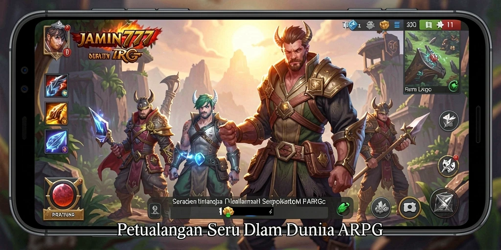 Tampilkan aksi mendebarkan dalam petualangan ARPG di JAMIN777.