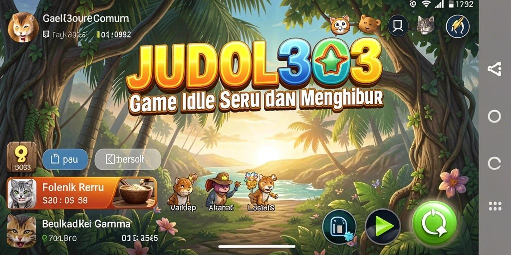 Tampilan gameplay seru dalam JUDOL303 dengan karakter yang aktif.