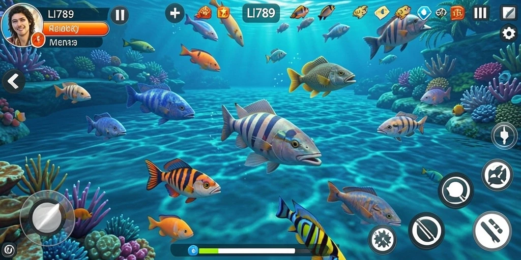 Tampilan seru gameplay Tembak Ikan dalam LI789.