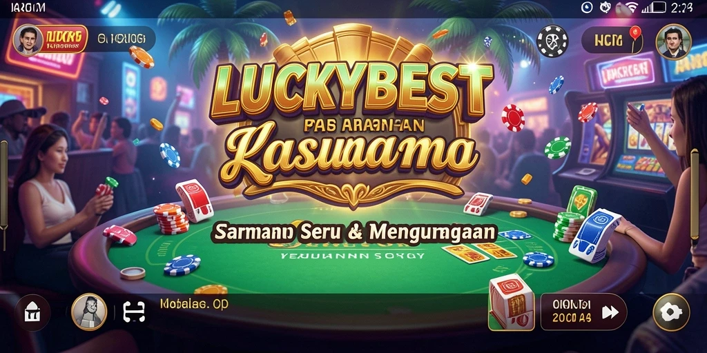 Tangkapan layar gameplay LUCKYBEST yang penuh aksi Kasino.