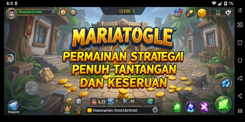 Tangkapan layar menampilkan strategi kompleks dari gameplay MARIATOGEL.