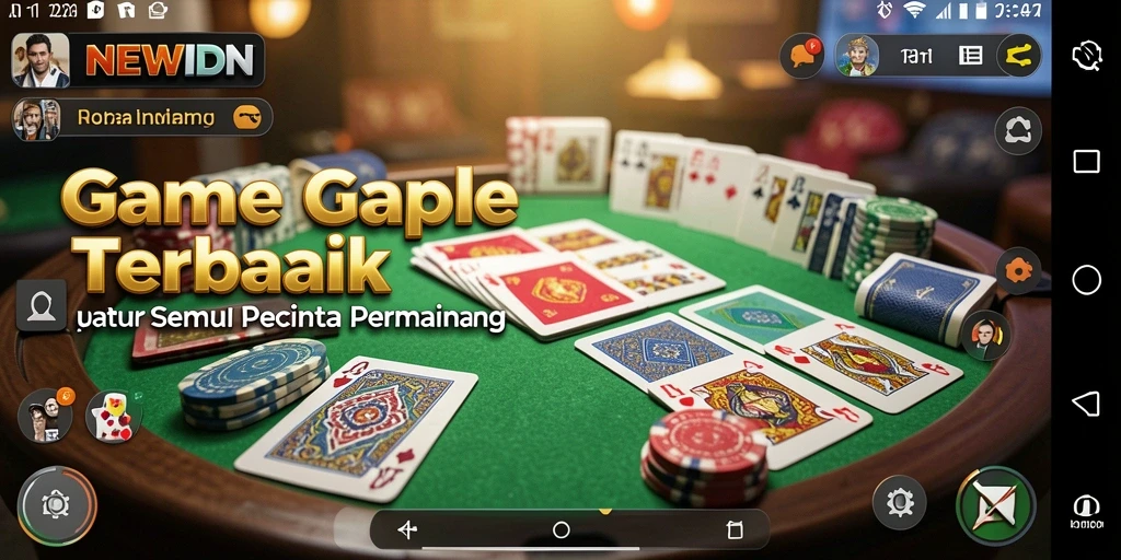 Tampilan screenshot gameplay Gaple yang seru di NEWIDN.