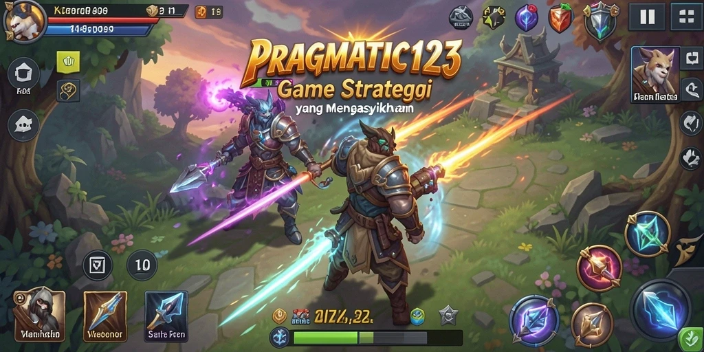 Screenshot <strong>PRAGMATIC123</strong> menunjukkan gameplay SLG yang intens.