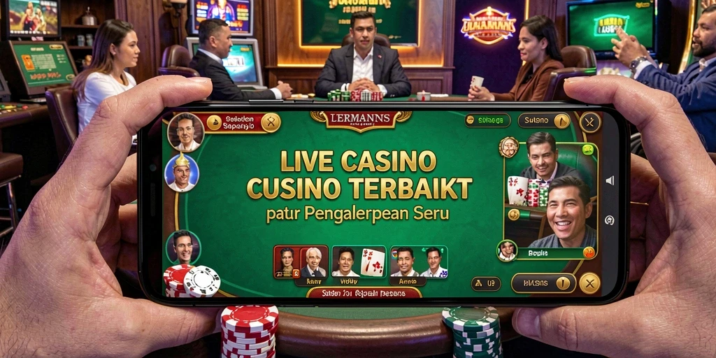 Tampilan gameplay Live Casino yang mendebarkan dari V07.