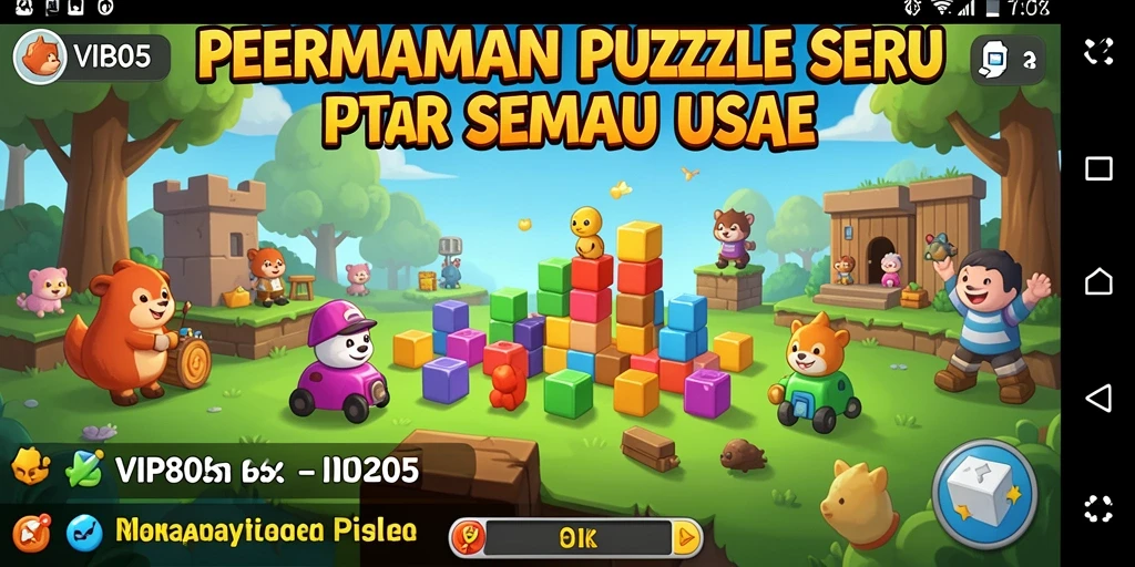 Screenshot utama gameplay <strong>VIP805</strong> menampilkan tantangan menarik dalam puzzle.