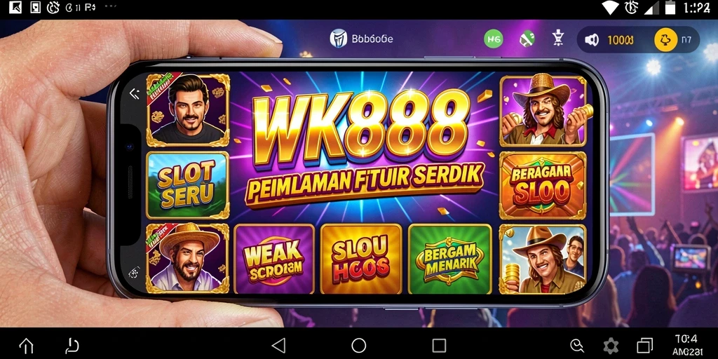 Tampilan menarik dari gameplay slot WK888 yang mendebarkan.